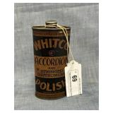 Early Whitco Accordion String Instrument Tin