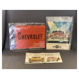 1949, 1952, 1957 Chevy Literature