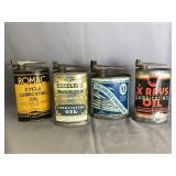 Group Early Oval-Shaped Lubricating Handy Oilers