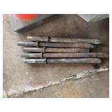 (5) Jack Hammer Concrete Bits