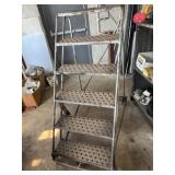 Rolling 6-Tier Steps