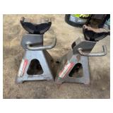 Pair of Pittsburgh 3 Ton Jack Stands