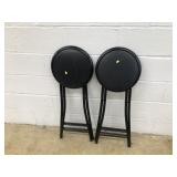 2 Folding Bar stools