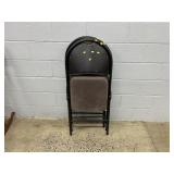4 Upholstered Folding Chairs