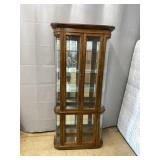 Bow Front Display Cabinet