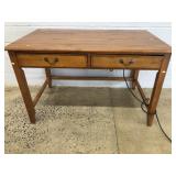 Oak Table w/ 2 Drawers