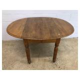 Oak Drop Leaf Extension Table