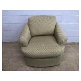 Upholstered Swivel Armchair