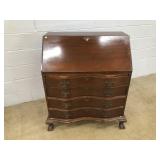 Serpentine Front Slant Lid Desk