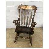 Paint Decorated Rocking Chair