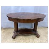 Mahogany Library Table