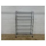 Metal Rolling Storage Shelving Unit