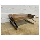 Wooden Wagon Seat Bench