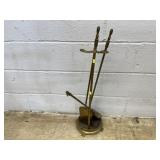 Vintage Brass Fireplace Tools