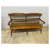 Wood Settee