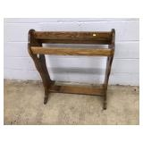 Oak Quilt Rack