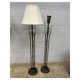 2 Mid Century Floor Lamps