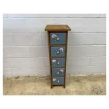 Painted 5 Drawer Plant Stand