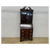 Antique Mahogany Chippendale Drop Front Secretary