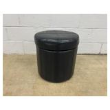 Leather Storage Ottoman
