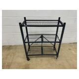 Metal Folding Rolling Cart