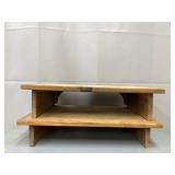 2 Crafted Wooden Shelves