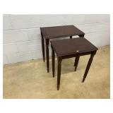 Mahogany Nesting End Tables