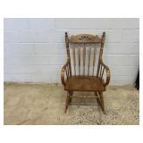 Oak Armed Rocking Chair