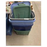 Plastic Totes and Lids