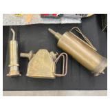 (3) Vintage Alcohol Lamps