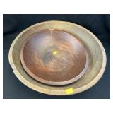 (2) Turned Wood Bowls