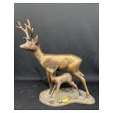 Brass Deer Sculpture