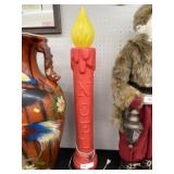 Plastic Electric Noel Blow Mold Candle