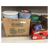 (2) Boxes of Advertising Tins