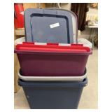 Plastic Totes and Lids