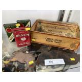 Tobacco Tins, Cigar Box, Tin Cut-Outs