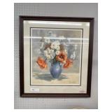 Eileen Navikas Framed Floral Watercolor