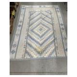 Vintage Hand Stitched Block/Diamond Pattern Quilt