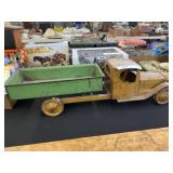Antique Tin Toy Dump Truck