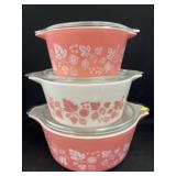 Pyrex Gooseberry Nesting Bowl Set
