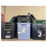 Plastic Storage Totes and Lids