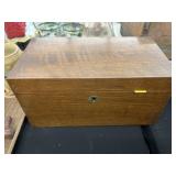 Antique Walnut Lidded Box