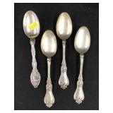 (4) Sterling Silver Spoons