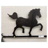 Vintage Cast Iron Running Horse Weathervane