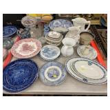 Antique China, Cordials, Glassware