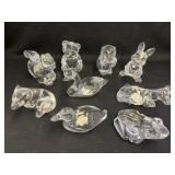 Crystal Animal Figurines