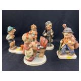 (5) Hummel Figurines