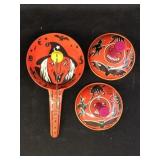 (3) Tin Litho Halloween Noisemakers