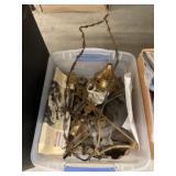 Copper and Metal Lamp Parts, Barbed Wire