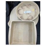 (3) Pieces of Pampered Chef Cookware